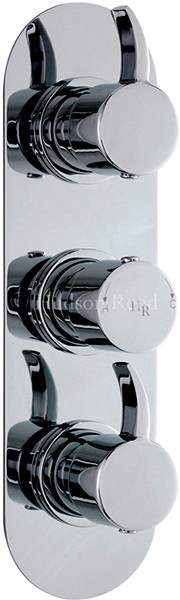 Additional image for Triple Concealed Thermostatic Shower Valve (Chrome).