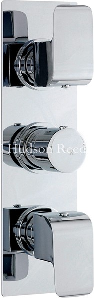 Additional image for Triple Concealed Thermostatic Shower Valve (Chrome).