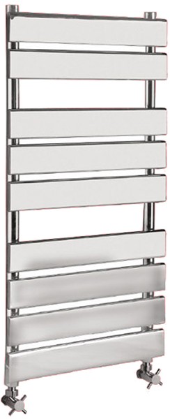 Additional image for Heated Towel Rail (Chrome). 500x950mm. 1078 BTU.