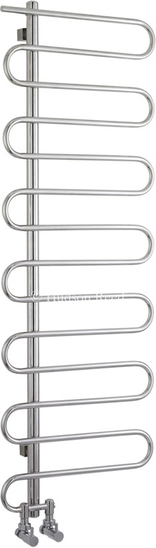Additional image for Finesse Designer Radiator (Stainless Steel). 466x1310.