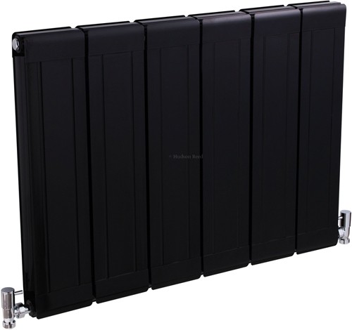 Additional image for Glee Designer Radiator (Black). 832x600mm.