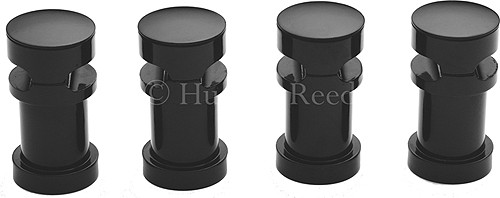 Additional image for 4 x Revive Horizontal Radiator Brackets (High Gloss Black).