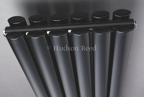 Additional image for Revive Radiator (Black). 354x1500mm. 4708 BTU.