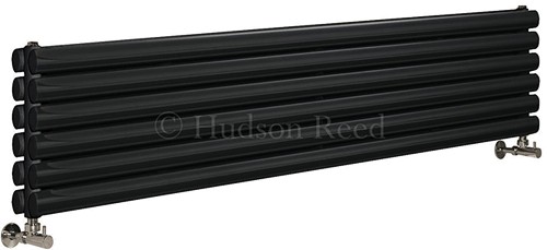 Additional image for Revive Radiator (Black). 1500x354mm. 4708 BTU.
