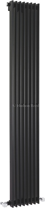 Additional image for Fin Radiator (Black). 304x1800mm. 5186 BTU.