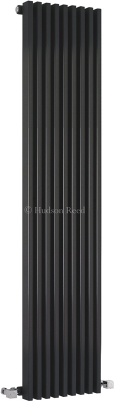 Additional image for Parallel Designer Radiator (Black). 342x1500mm.