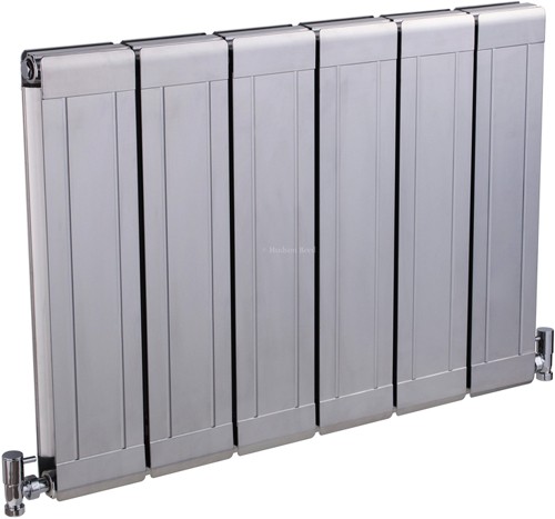 Additional image for Glee Designer Radiator (Silver). 832x600mm.