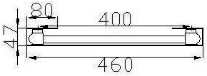 Additional image for Sabin Radiator (Silver). 460x1600mm. 1037 BTU.