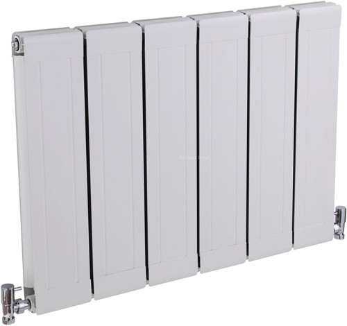 Additional image for Glee Designer Radiator (White). 832x600mm.