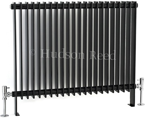 Additional image for Province Floor Mounted Radiator (Black). 880x690.