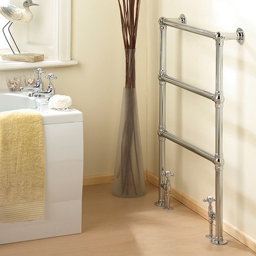 Additional image for Countess heated towel rail (chrome). 660x940mm. 864 BTU