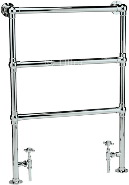 Additional image for Cambridge Heated Towel Rail (Chrome). 676x966mm.