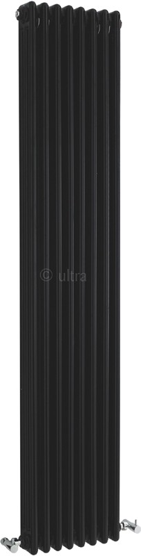 Additional image for Triple Column Radiator (Black). 381x1800mm.