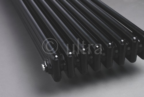 Additional image for Triple Column Radiator (Black). 381x1800mm.