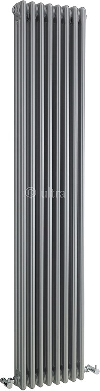 Additional image for Triple Column Radiator (Silver). 381x1800mm.