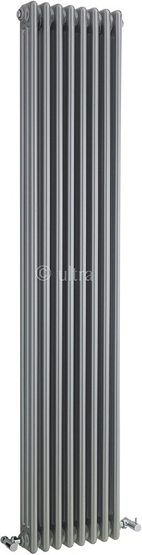 Additional image for Triple Column Radiator (Silver). 381x1800mm.
