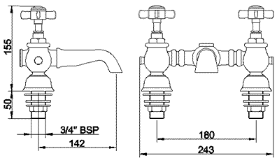 Additional image for Bath Filler (Chrome)