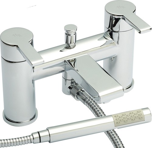 Additional image for Bath Shower Mixer Faucet With Shower Kit (Chrome).