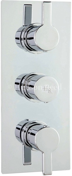 Additional image for Triple Concealed Thermostatic Shower Valve (Chrome).