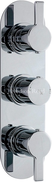 Additional image for Triple Concealed Thermostatic Shower Valve (Chrome).