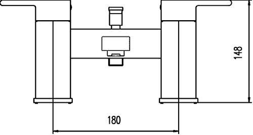 Additional image for Basin & Bath Shower Mixer Faucet Set (Free Shower Kit).