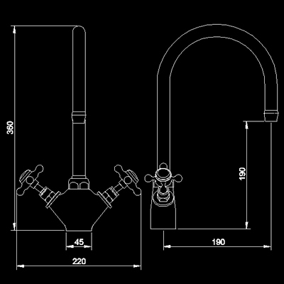 Additional image for dualflow mono sink mixer