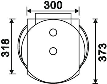 Additional image for Freestanding Vanity Basin. 300x373mm.