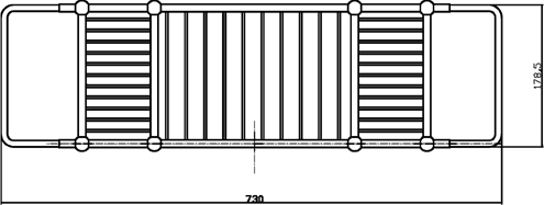 Additional image for Adjustable Bath Rack.