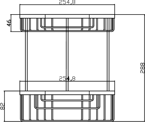 Additional image for Large 2 Tier Corner Basket