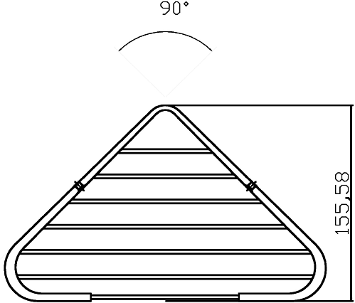 Additional image for Large 2 Tier Corner Basket