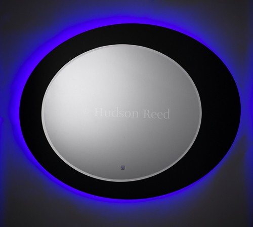 Additional image for Nimbus Bathroom Mirror, Blue LED Lights. 1050x800.