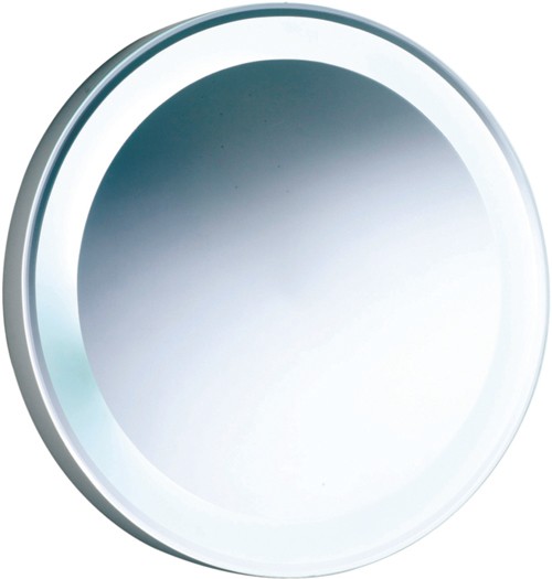 Additional image for Verdi Backlit Bathroom Mirror. 550mm Diameter.