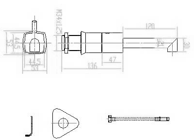 Additional image for Sequential manual wall mounted basin/sink mixer.