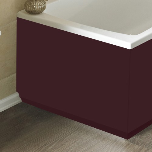 Additional image for 700mm End Bath Panel (Memoir Burgundy, MDF).