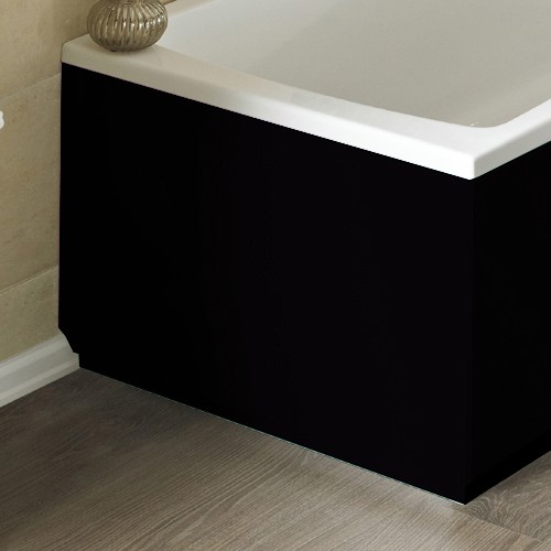 Additional image for 700mm End Bath Panel (Black, MDF).