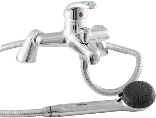 Additional image for Single lever bath shower mixer including kit