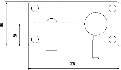 Additional image for Wall Mounted Bath Filler Faucet (Chrome).