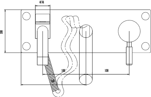 Additional image for Wall Mounted Bath Shower Mixer Faucet With Shower Kit (Chrome).