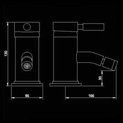 Additional image for Mono bidet mixer + free pop up waste.