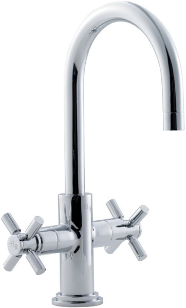 Additional image for Cross Head Cruciform Mono Basin Mixer Faucet.