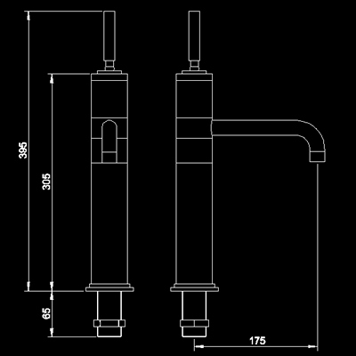 Additional image for High rise mixer with swivel spout