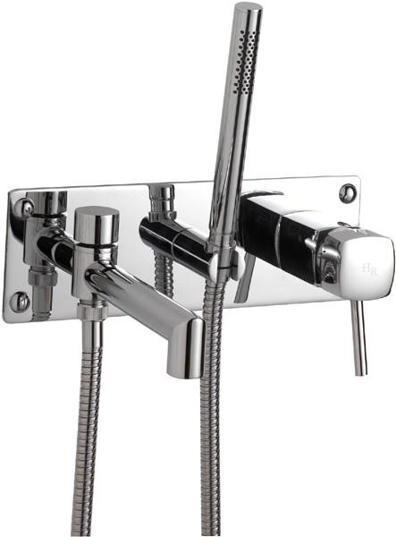 Additional image for Wall Mounted Single Lever Bath Shower Mixer & Shower Kit.