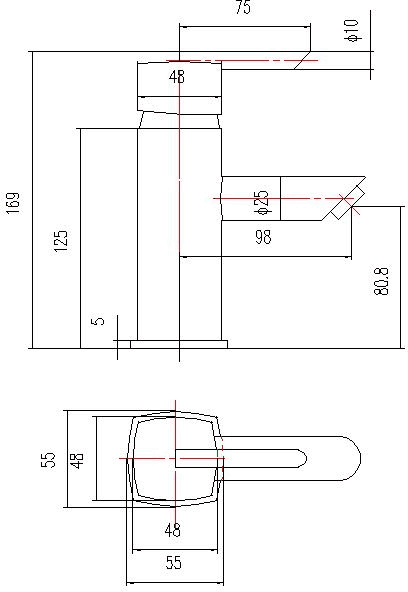 Additional image for Single Lever Mono Basin Mixer With Free Pop Up Waste.