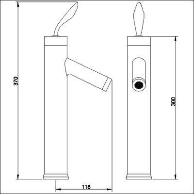 Additional image for Single lever high rise mixer.