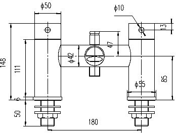 Additional image for Bath Shower Mixer Faucet With Shower Kit & Wall Bracket.