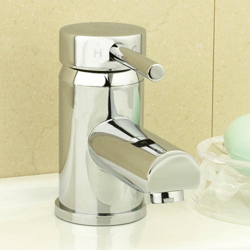 Additional image for Eco Click Mono Basin Mixer Faucet With Pop Up Waste.
