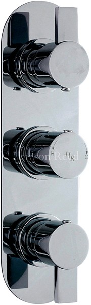 Additional image for Triple Concealed Thermostatic Shower Valve (Chrome).