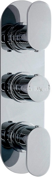 Additional image for Triple Concealed Thermostatic Shower Valve (Chrome).