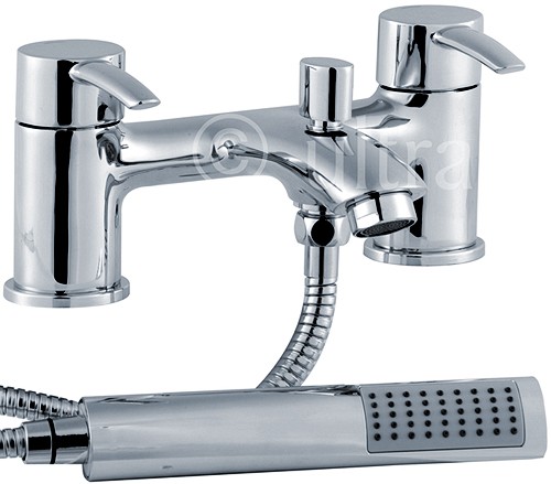 Additional image for Bath Shower Mixer Faucet With Shower Kit (Chrome).