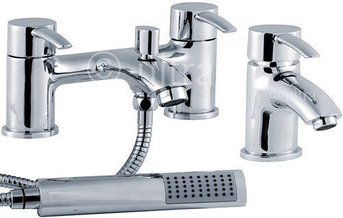 Additional image for Basin & Bath Shower Mixer Faucet Set (Free Shower Kit).